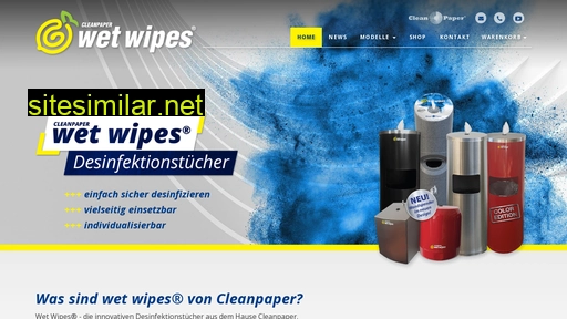 wet-wipes.de alternative sites