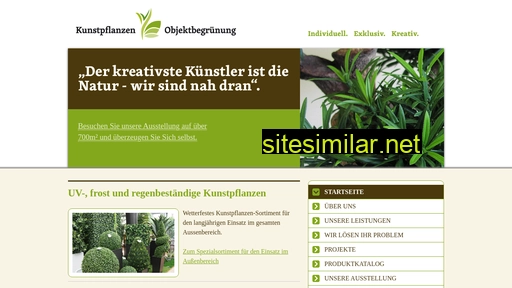 wetterfeste-kunstpflanzen.de alternative sites