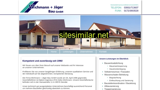 wichmann-jaeger-bau.de alternative sites
