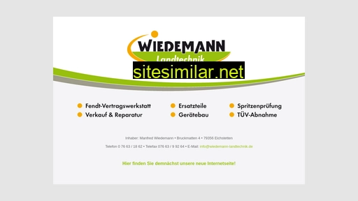 Wiedemann-landtechnik similar sites