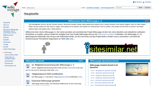Wikivoyage-association similar sites