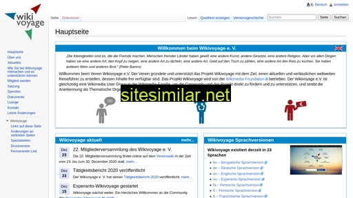 Wikivoyage-ev similar sites
