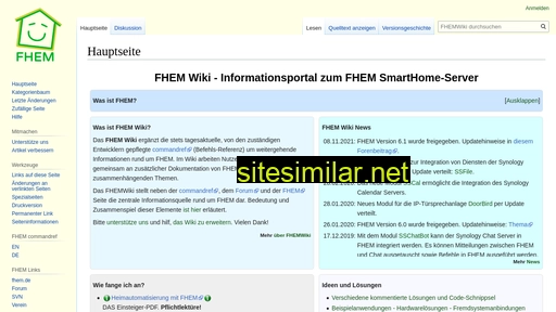wiki.fhem.de alternative sites