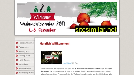 Wildauer-weihnachtszauber similar sites