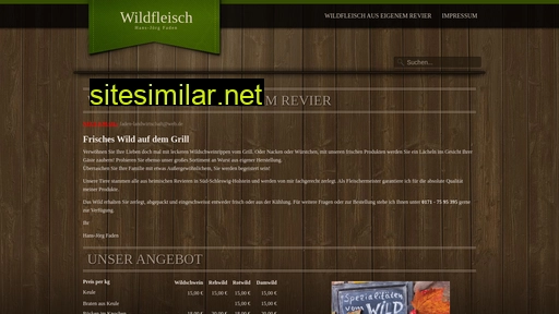 wildfleisch-faden.de alternative sites