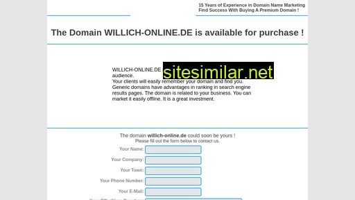 willich-online.de alternative sites