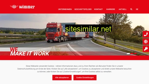 wimmer-maschinentransporte.de alternative sites