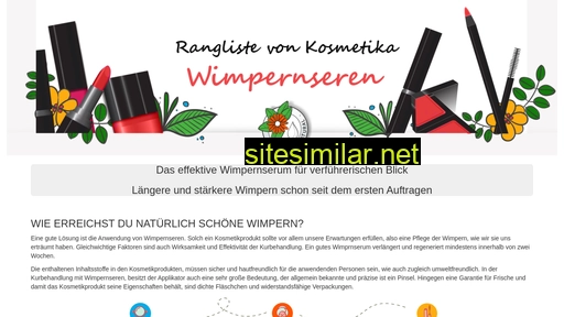 wimpernserum-wachstum.de alternative sites