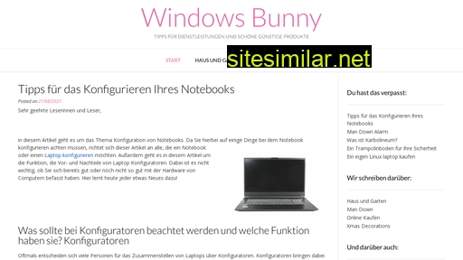 Windowsbunny similar sites