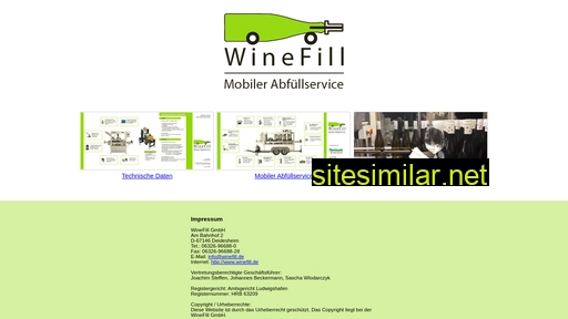 winefill.de alternative sites