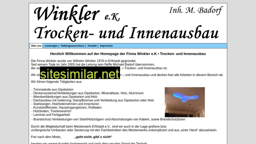 Winkler-trockenbau similar sites