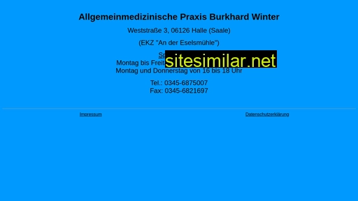 winter-allgemeinmedizin.de alternative sites