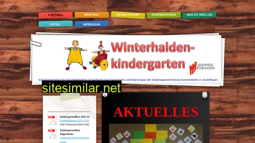 winterhaldenkindergarten.de alternative sites