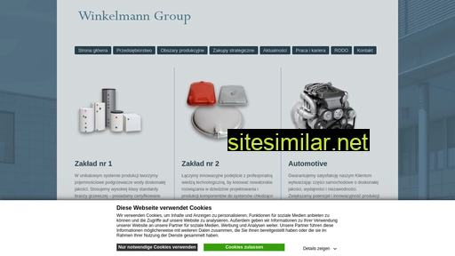 Winkelmann-group similar sites