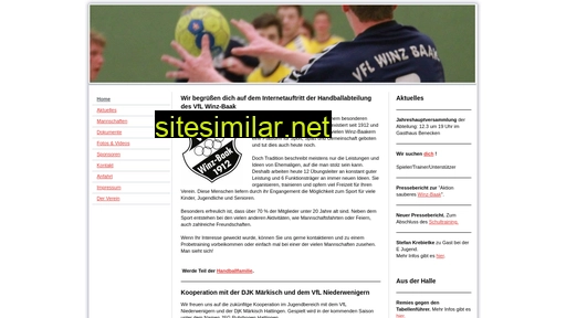 winz-baak-handball.de alternative sites