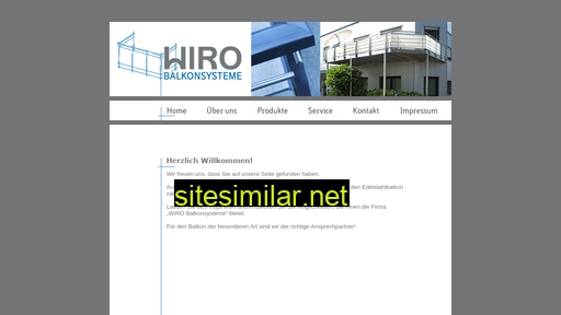 wiro-balkonsysteme.de alternative sites