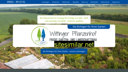 wittinger-pflanzenhof.de alternative sites
