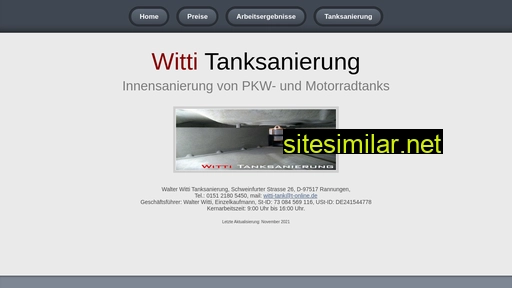witti-tanksanierung.de alternative sites