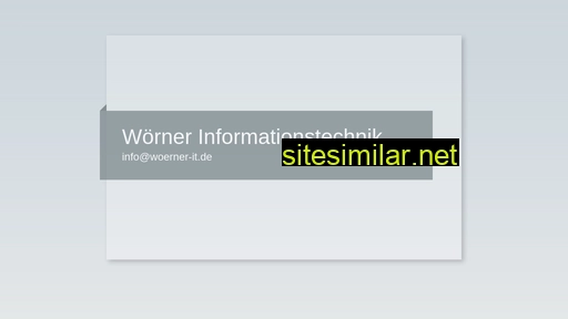 Woerner-it similar sites