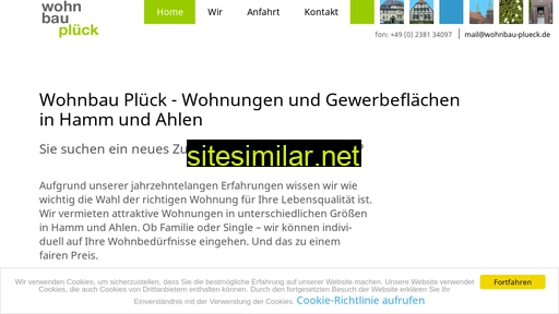 wohnbau-plueck.de alternative sites
