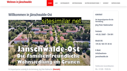 wohnen-jaenschwalde.de alternative sites