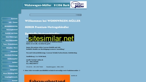 wohnwagen-mueller.homepage.t-online.de alternative sites