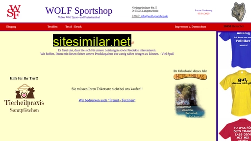 wolf-sportshop.de alternative sites
