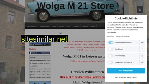 wolga-m21-store.de alternative sites