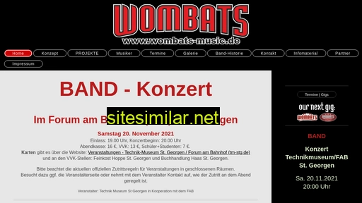 wombats-music.de alternative sites