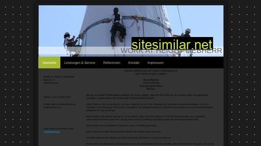 work-at-height-liebherr.de alternative sites