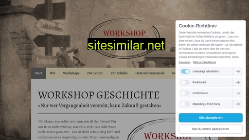 workshop-geschichte.de alternative sites