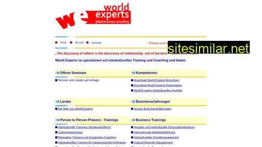 world-experts.de alternative sites