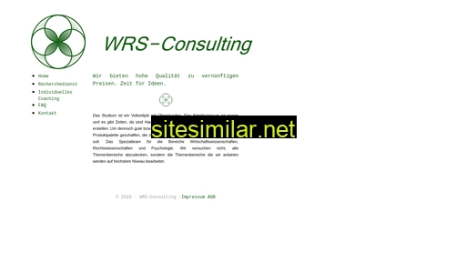 wrsconsulting.de alternative sites
