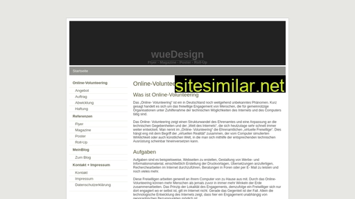 wuedesign.de alternative sites