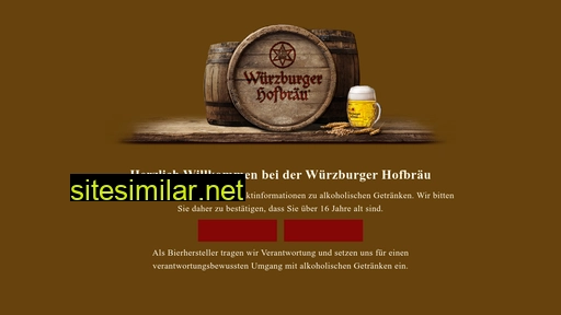 wuerzburger-hofbraeu.de alternative sites