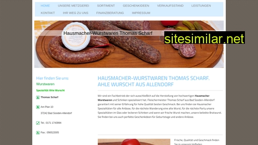 wurstwaren-thomas-scharf.de alternative sites