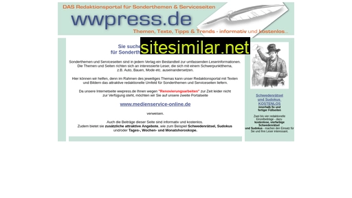 wwpress.de alternative sites
