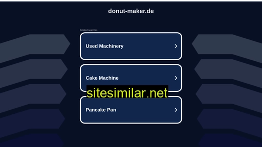 www5.donut-maker.de alternative sites