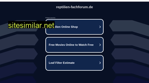 www5.reptilien-fachforum.de alternative sites
