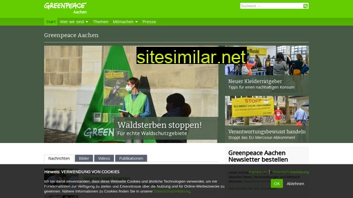 www.aachen.greenpeace.de alternative sites