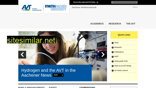 www.avt.rwth-aachen.de alternative sites
