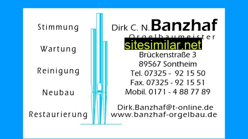 Dirkbanzhaf similar sites