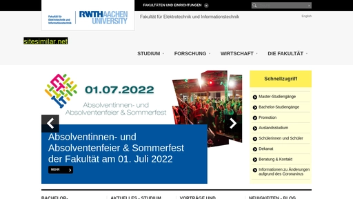 www.elektrotechnik.rwth-aachen.de alternative sites