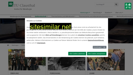 www.imet.tu-clausthal.de alternative sites