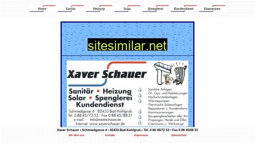 Xaverschauer similar sites