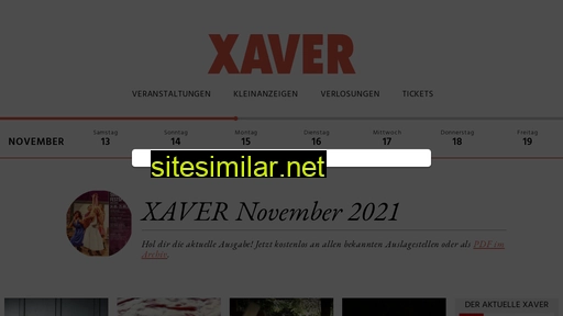 Xaver similar sites