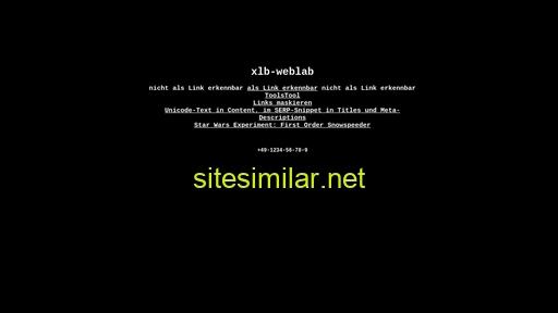 xlb-weblab.de alternative sites
