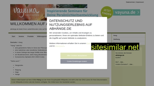 abhänge.de alternative sites