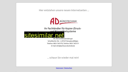 ad-bürotechnik.de alternative sites