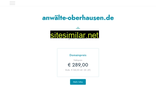anwälte-oberhausen.de alternative sites